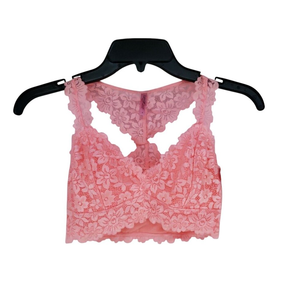 Tarea Bralette Women's Size Small Coral Lace